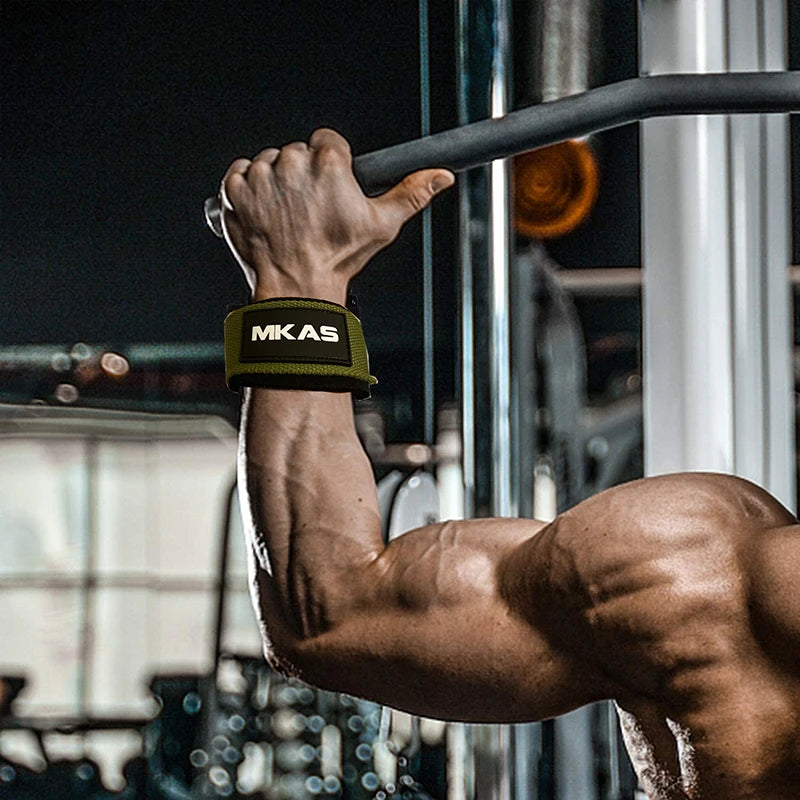 Cintas de Elevação de Ginásio, Luvas de Musculação, Cinto de Levantamento de Peso, Pegas Antiderrapantes, Suporte para Punho, Treino de Powerlifting