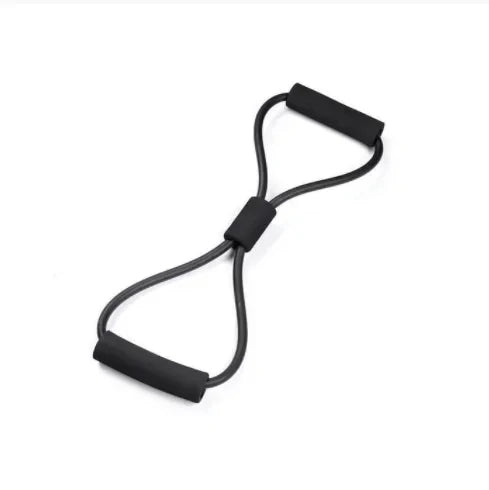 Faixa Elástica de Resistência para Exercícios: Expansor de Peito com 8 Cordas, Bandas de Resistência para Yoga e Fitness, Treinamento Muscular para Academia, Exercícios com Faixas de Borracha Elástica.